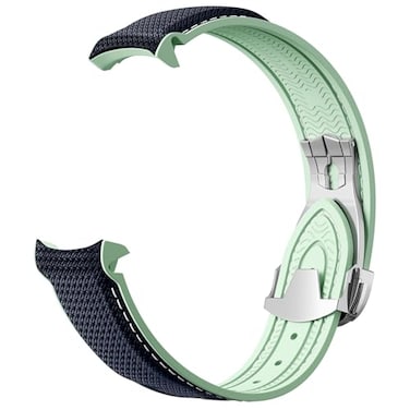 Wentokye Strap for Omega Swatch Moonwatch 20mmCurved No Gap Rubber Strap Compatible with Omega X Swatch Moonswatch Speedmaster Watch Replacement Band Men WomenNavy blue