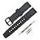 Rihahisy Resin Replacement Watch StrapWatchband for Casio EDIFICE Series EF550BlackBlack Buckle