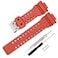Rihahisy 16mm GShock replacement watch bands for Casio GShock GLS8900GW8900GA110GA100CGA120GD110GLS100 Red