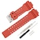 Rihahisy 16mm GShock replacement watch bands for Casio GShock GLS8900GW8900GA110GA100CGA120GD110GLS100 Red