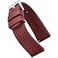 STUNNING SELECTION Premium quality sporty silicone waterproof watch band with quick release Soft rubber watch Strap Burgundy 22mm S2800