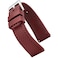 STUNNING SELECTION Premium quality sporty silicone waterproof watch band with quick release Soft rubber watch Strap Burgundy 22mm S2800