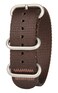 BERTUCCI Nylon Watch Band 22mm Field Brown
