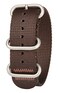 BERTUCCI Nylon Watch Band 22mm Field Brown