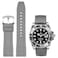 Niziruoup 19mm FKM Rubber Watch Band Quick Release Fluororubber Soft Durable Universal Sport Watch Replacement Band Strap for Men Women Rubber Grey