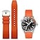 Niziruoup Watch Band Quick Release Fluororubber 19mm 20mm 21mm 22mm Soft Durable Universal FKM Rubber Replacement Band Strap for Men Women