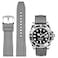 Niziruoup 20mm FKM Rubber Watch Band Quick Release Fluororubber Soft Durable Universal Sport Watch Replacement Band Strap for Men Women Rubber Grey