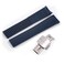 Wentokye 21mm Watch band Suitable for Patek Philippe Aquanaut 5164A 5167A Replacement PP Curved Lug End Rubber StrapBlue