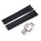 Wentokye 21mm Watch band Suitable for Patek Philippe Aquanaut 5164A 5167A Replacement PP Curved Lug End Rubber StrapBlack