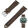 Niziruoup 22mm Watch Bands Genuine Leather Quick Release Vintage Crazy Horse Oiled Full Grain Leather Wristband Strap Replacement Band for Men Bracelet Choose of Width19mm 20mm 21mm 22mm Brown