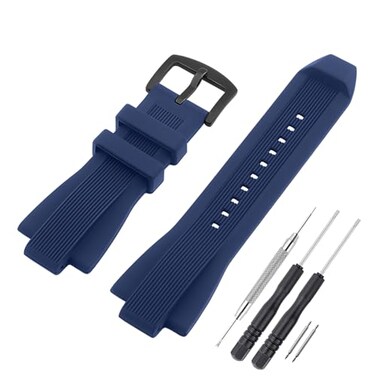 SANDEIN Watch Band Compatible with Michael Kors Soft Silicone Rubber Replacement Wrist Strap for Michael MK8152 MK8356 Watch Straps