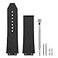 SANDEIN 25mm Watch Band Compatible with 25x19x22mm Soft Silicone Rubber Replacement Watch Straps