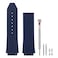 SANDEIN 25mm Watch Band Compatible with 25x19x22mm Soft Silicone Rubber Replacement Watch Straps
