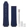 SANDEIN 25mm Watch Band Compatible with 25x19x22mm Soft Silicone Rubber Replacement Watch Straps