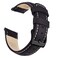 Ritche Quick Release Leather Watch Band 18mm 19mm 20mm 21mm 22mm 23mm 24mm Leather Watch Strap Black White Black 22 mm Classic