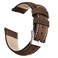 Ritche Quick Release Leather Watch Band 18mm 19mm 20mm 21mm 22mm 23mm 24mm Leather Watch Strap Saddle Brown White Silver 24mm Classic