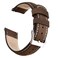 Ritche Quick Release Leather Watch Band 18mm 19mm 20mm 21mm 22mm 23mm 24mm Leather Watch Strap Saddle Brown White Silver 24mm Classic