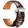 REZERO Leather Watch Bands for Men Quick Release Watch Straps Luxury Italian Alligator Grain Embossed Band Replacements 19mm 20mm 21mm 22mm