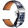 REZERO Leather Watch Bands for Men Quick Release Watch Straps Luxury Italian Alligator Grain Embossed Band Replacements 19mm 20mm 21mm 22mm