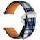 REZERO Leather Watch Bands for Men Quick Release Watch Straps Luxury Italian Alligator Grain Embossed Band Replacements 19mm 20mm 21mm 22mm