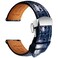 REZERO Leather Watch Bands for Men Quick Release Watch Straps Luxury Italian Alligator Grain Embossed Band Replacements 19mm 20mm 21mm 22mm