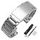 ChocoMan US ChocoMan US Diesel Brushed Stainless Steel Watch Band Strap 24mm26mm28mm30mm Metal Replacement Bracelet with DoubleLock Deployment Clasp Replacement for Mens Diesel Three beads silver 22m