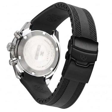 INO Design StrapXProSMX02A Watch Band 21mm Curvedend Rubber Watch Strap Replacement for Seiko Prospex Speedtimer SSC911 SSC913 SSC915 SSC927 SSC929 SSC931 SSC935 SSC939 SSC941 SSC943 SSC945 SSC947 Bla