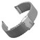 WatchGecko Classic Mesh Watch Strap Polished or Satin Brushed Finish 1822mm Mens Replacement Stainless Steel Band Quick Release Spring Bars for Easy Changes Polished 18mm