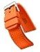 STUNNING SELECTION Alpine Sporty Silicone Watch Band Waterproof Quick Release Rubber Watch Strap Orange Lightweight Adjustable Silicone Watch Band Man 24mm Rubber Watch Strap Compatible with Regular S