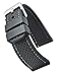 STUNNING SELECTION Alpine Sporty Silicone Watch Band Waterproof Quick Release Rubber Watch Strap BlackGrey Lightweight Adjustable Silicone Watch Band Man 20mm Rubber Watch Strap Compatible with Regula