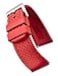 STUNNING SELECTION Alpine Sporty Silicone Watch Band Waterproof Quick Release Rubber Watch Strap Red Lightweight Adjustable Silicone Watch Band Man 20mm Rubber Watch Strap Compatible with Regular Smar