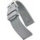 STUNNING SELECTION Alpine Sporty Silicone Watch Band Waterproof Quick Release Rubber Watch Strap Grey Lightweight Adjustable Silicone Watch Band Man 20mm Rubber Watch Strap Compatible with Regular Sma
