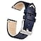Ritche 20mm Classic Genuine Leather Watch Bands for Omega x Swatch Moonswatch Quick Release Vintage Leather Watch Straps Compatible with Timex Weekender Watch for Men White Elephant Gifts Stocking Stu