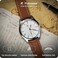 Fullmosa 12 Colors for Quick Release Leather Watch Band Axus Genuine Leather Watch StrapBrown22mm