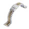 Strapcode 22mm SuperJ Louis 316L SS Watch Bracelet for Seiko New Turtles SRP775 2Tone IP Gold