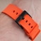 StrapHabit Quick Release Rubber Watch Strap Band FKM 18mm 19mm 20mm 21mm 22mm 23mm 24mm Black wBlack Buckle 20mm