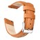 Ritche Quick Release Leather Watch Band 18mm 19mm 20mm 21mm 22mm 23mm 24mm Leather Watch Strap Light Orange Silver 22 mm Classic