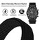WOCCI 22mm Adjustable Nylon Watch Band Quick Release Sport Loop Strap Black