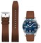 Niziruoup 20mm FKM Rubber Watch Band Quick Release Fluororubber Soft Durable Universal Sport Watch Replacement Band Strap for Men Women Rubber Brown