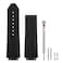 SANDEIN 25mm Leather Watch Bands Compatible with 25x19x22mm Strap Soft Silicone Rubber Lined Replacement Watch Straps BlackBlack Stitching