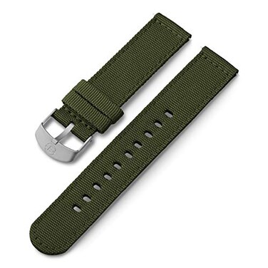 Timex 20mm Fabric Strap Green with SilverTone Buckle