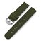 Timex 20mm Fabric Strap Green with SilverTone Buckle