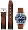 Niziruoup 22mm FKM Rubber Watch Band Quick Release Fluororubber Soft Durable Universal Sport Watch Replacement Band Strap for Men Women Rubber Brown