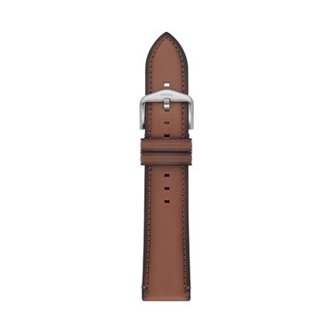 Fossil Mens 22mm Medium Brown LiteHide Leather Watch Band
