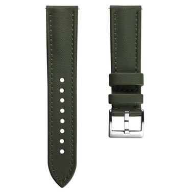 WatchGecko Atlas Sailcloth Waterproof Watch Strap QuickRelease Spring Bars Brushed StainlessSteel Buckle 18mm22mm Sizes 5 Colour Options Durable Comfortable 20mm
