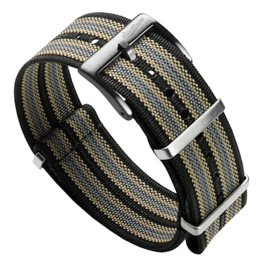 WatchGecko Ridge Military Nylon Watch Strap NTTD Bond 22mm Rugged QuickDrying and Secure Replacement Wristwatch Strap for Outdoor Activities