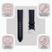 WatchGecko Atlas Sailcloth Waterproof Watch Strap QuickRelease Spring Bars Brushed StainlessSteel Buckle 18mm22mm Sizes 5 Colour Options Durable Comfortable 21mm