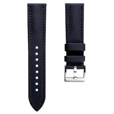 WatchGecko Atlas Sailcloth Waterproof Watch Strap QuickRelease Spring Bars Brushed StainlessSteel Buckle 18mm22mm Sizes 5 Colour Options Durable Comfortable 21mm