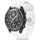 Meliya Bands for Moonswatch Watch Soft Silicone Strap Compatible with Omega X Swatch Moonswatch SpeedmasterRolexSEIKO 20mm Watch Swatch Omega Moonswatch Speedmaster Watch Replacement Band for Women Me