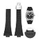 LDDAL Quick Release Watch Band for Tissot PRX Strap ReplacementFKM Rubber Strap and Butterfly Clasp Compatible with Tissot PRX 40mm Watch Series black